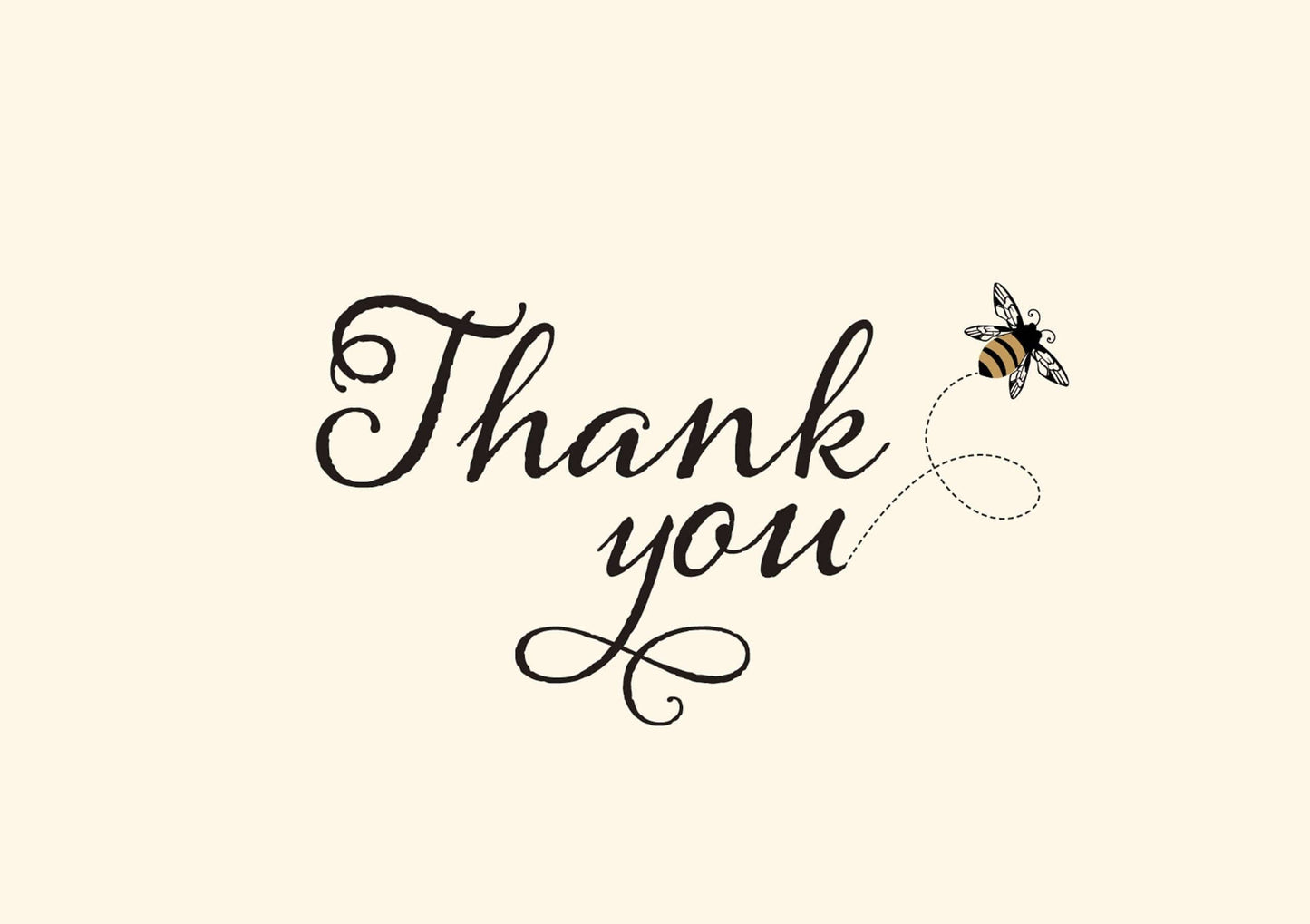 Bee Thank You Notecard