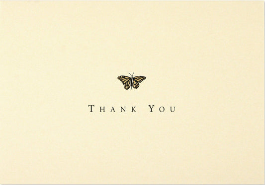 Butterfly Thank You Note Card