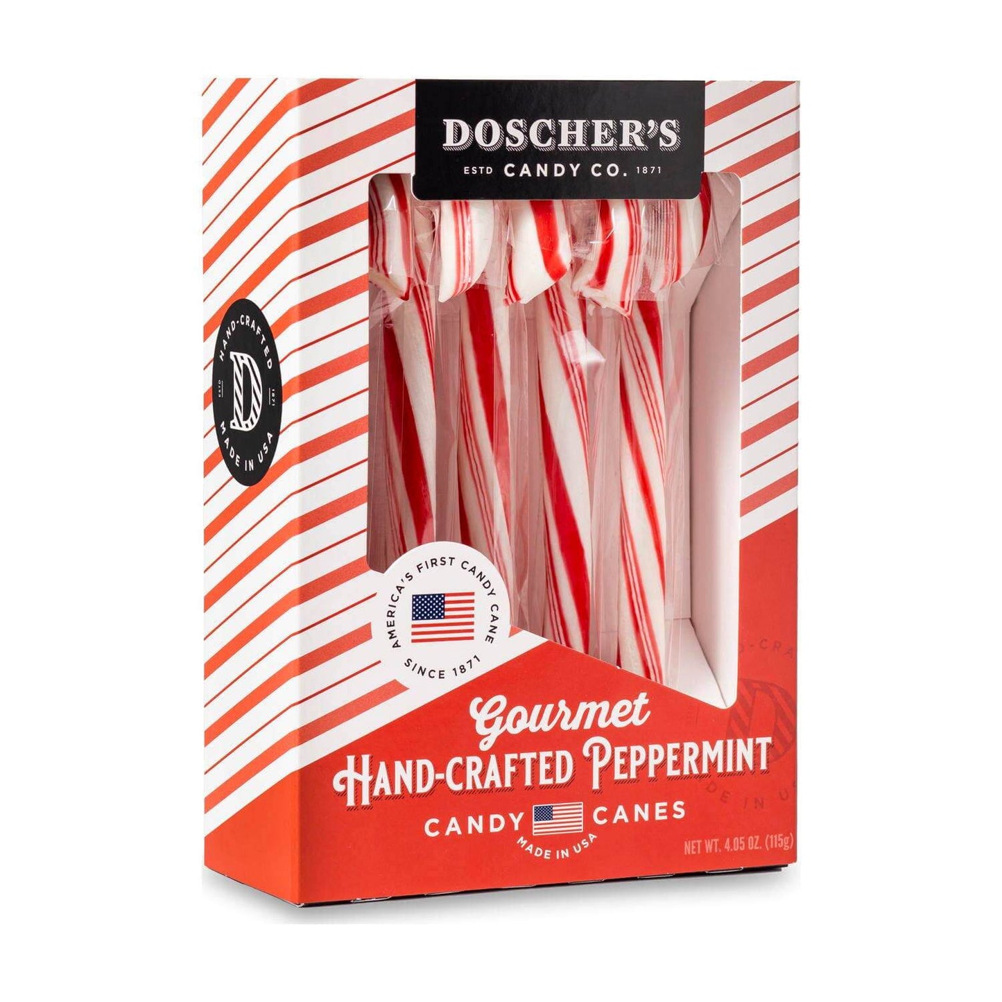 Doscher's Handcrafted Peppermint Candy Canes